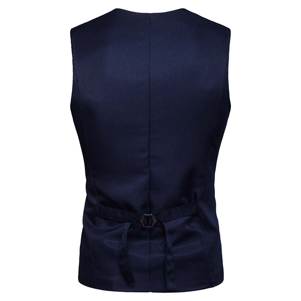 Slim Fit Casual Fashion Vest Navy