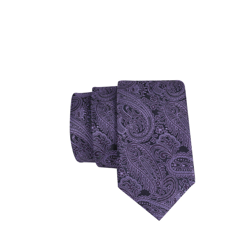 Printed Floral Tie Neckties Set with Handkerchief Cufflinks