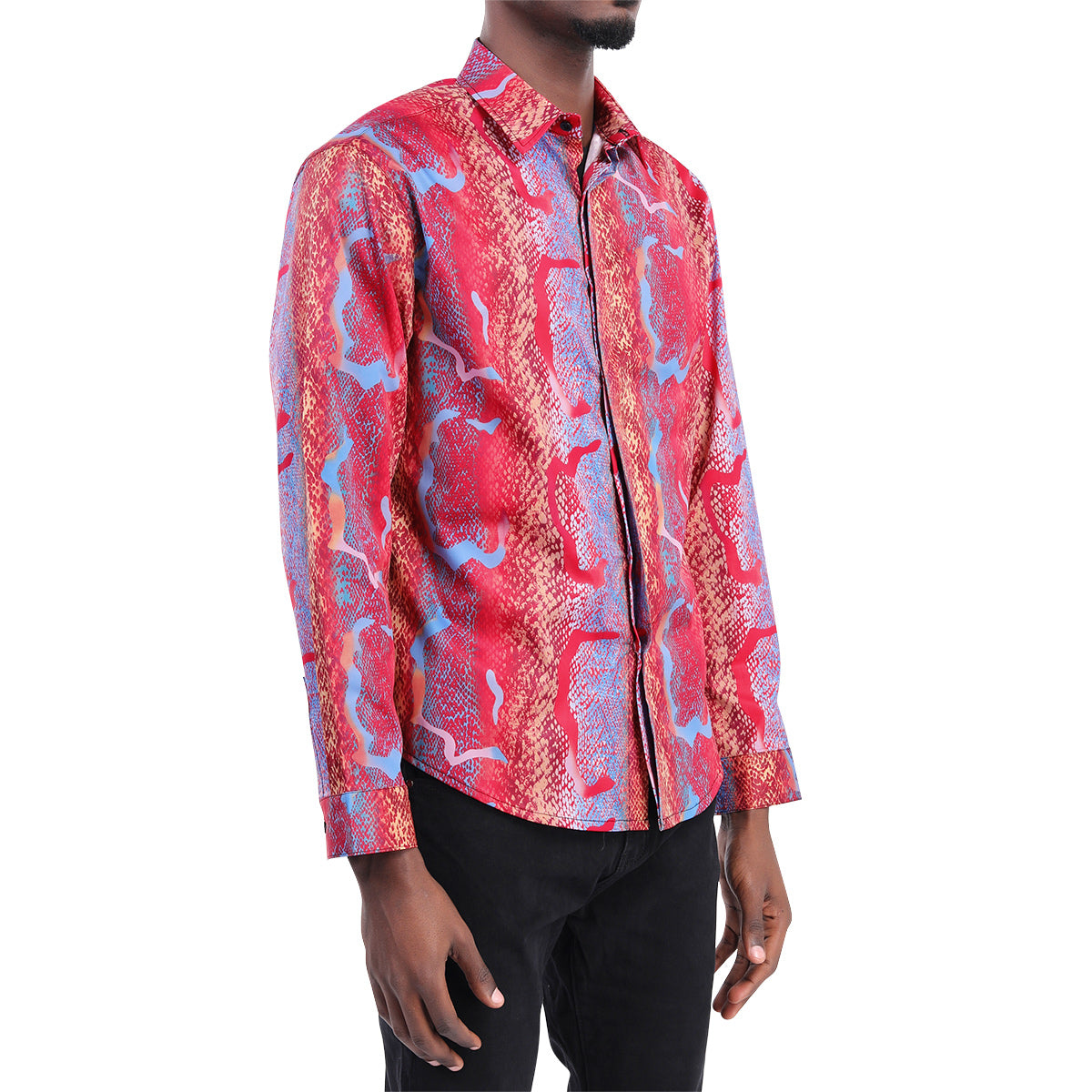 Print Shirt Regular Fit Long Sleeve Casual Shirt For Men