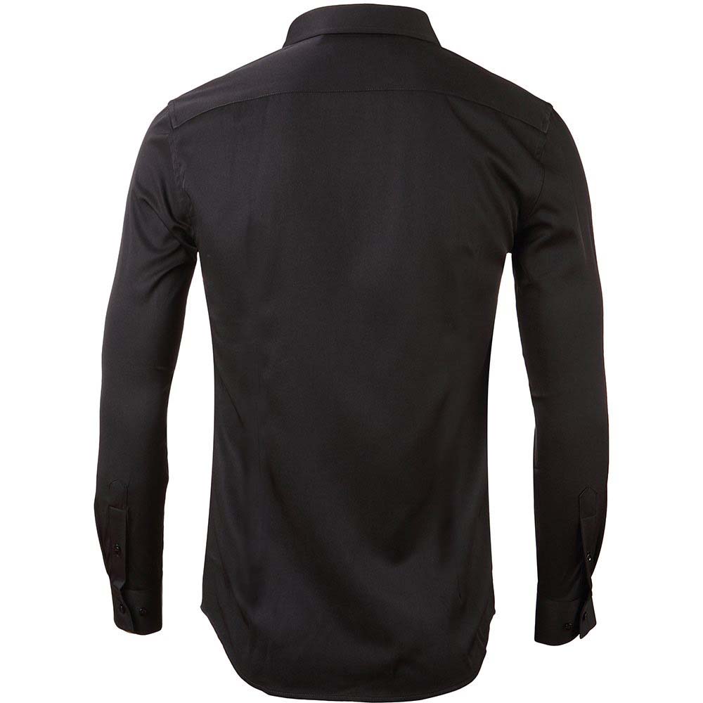 Men's Solid Slim Fit Bamboo Fiber Casual Formal Shirt