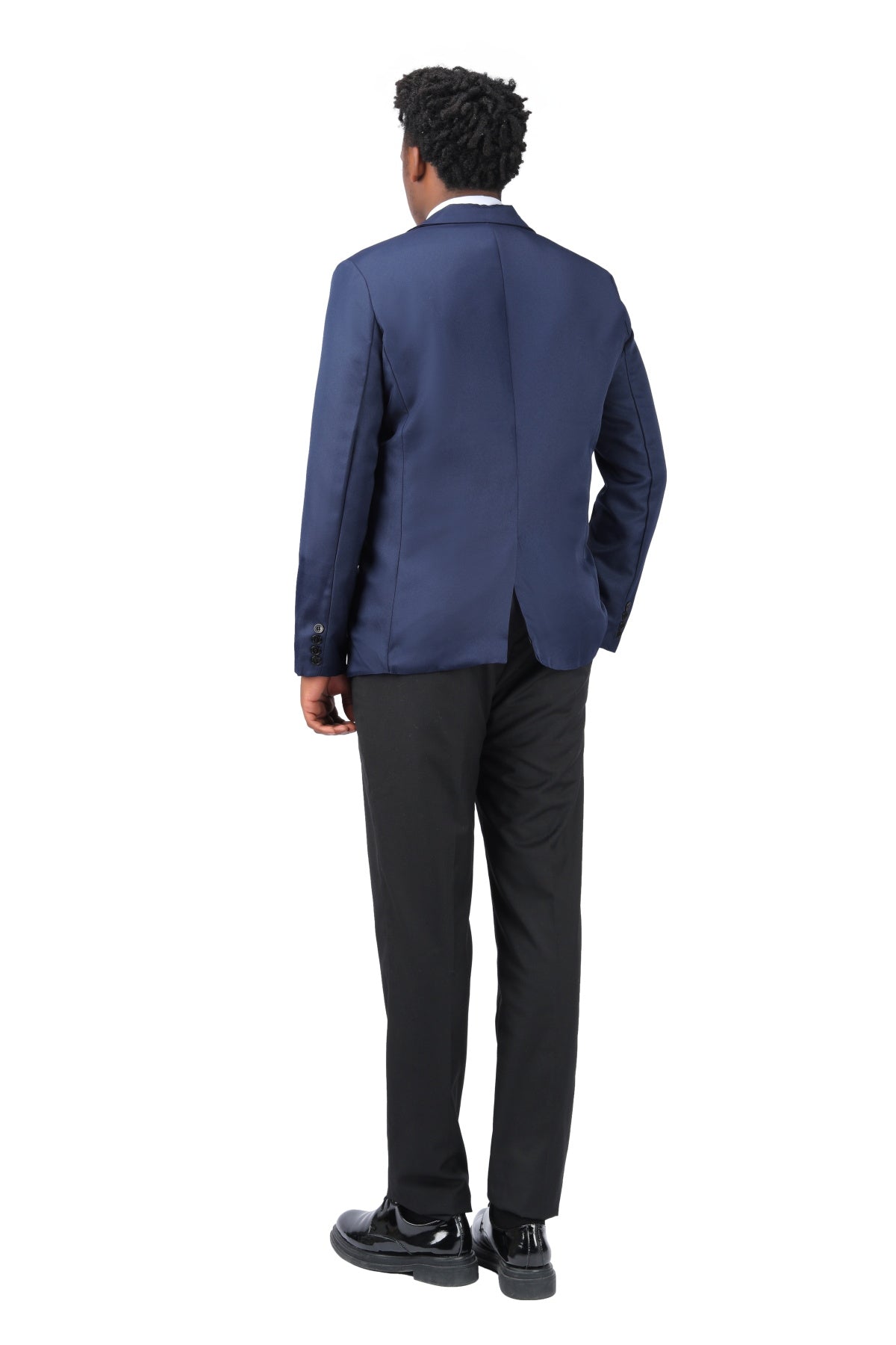 Men's Casual Suit Jacket Slim Fit Lightweight Blazer Coat Navy