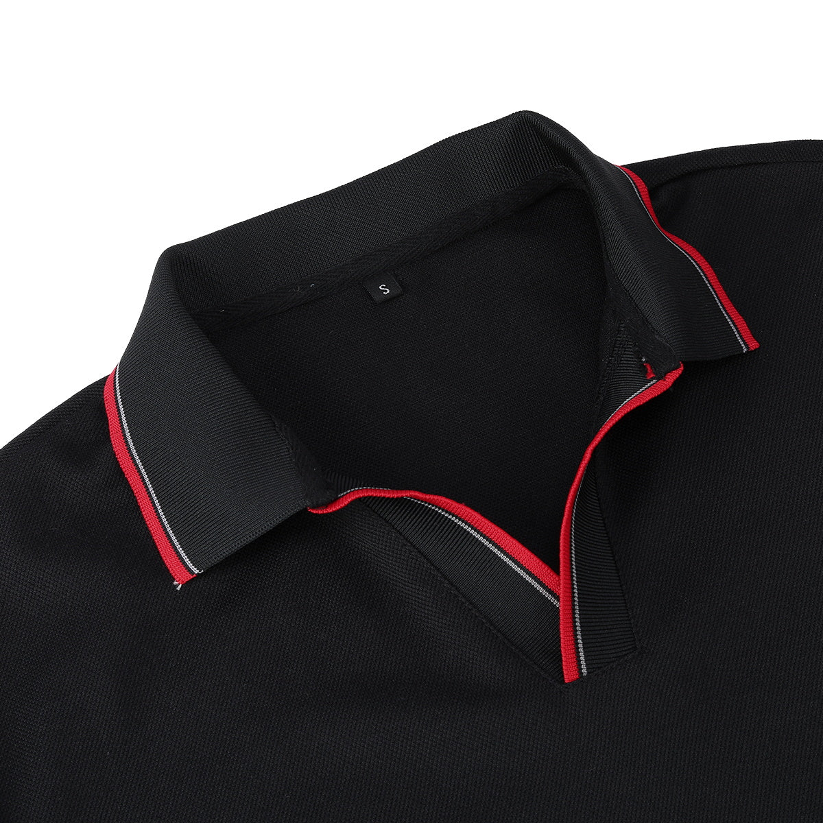 Black Series Polos Turn-Down Collar Shirt