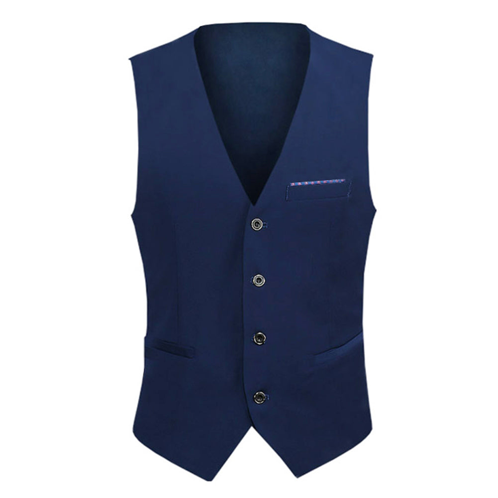 Slim Fit Fashion Solid Vest 13 Colors