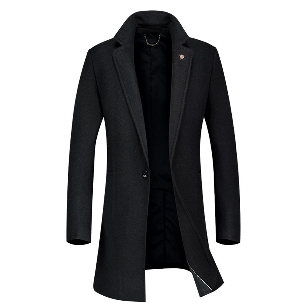 Casual Wear Woolen Overcoat 4 Colors - Cloudstyle