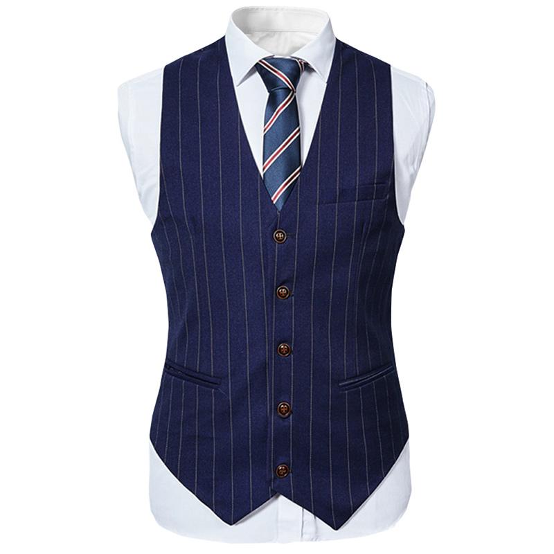 Three Piece Nagaro Blue Suit Stripe Design Suit
