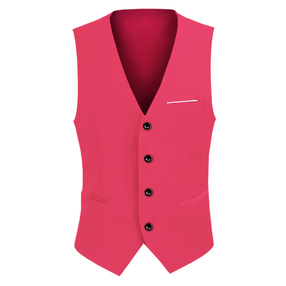 Slim Fit Fashion Solid Vest 13 Colors