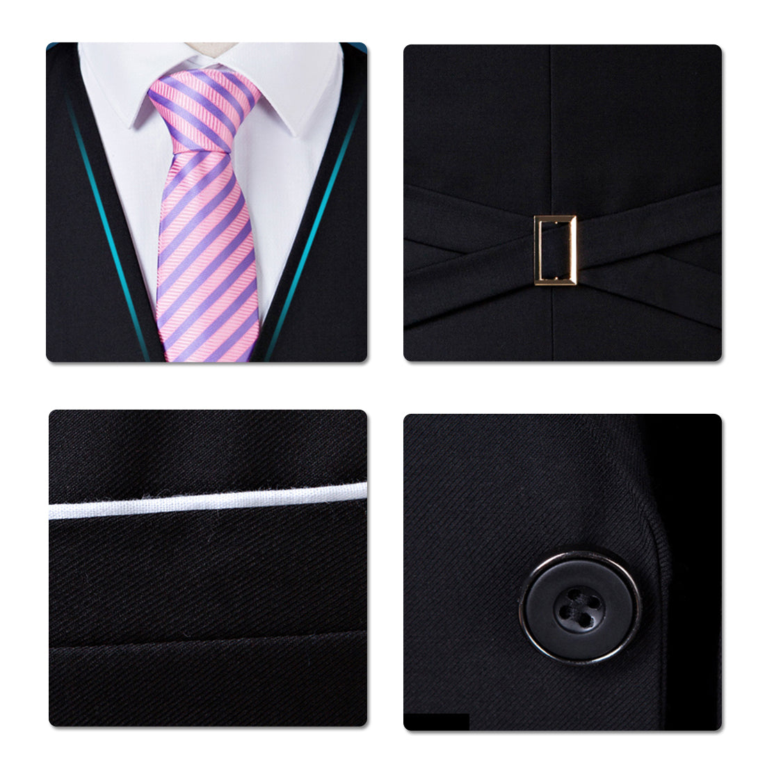 Slim Fit Fashion Solid Vest 13 Colors