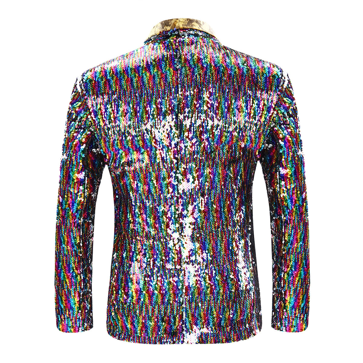 Slim Fit Motley Shiny Sequin Coat 2 Styles