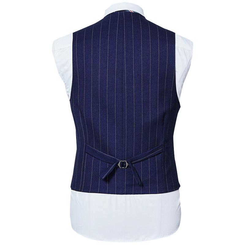 Three Piece Nagaro Blue Suit Stripe Design Suit