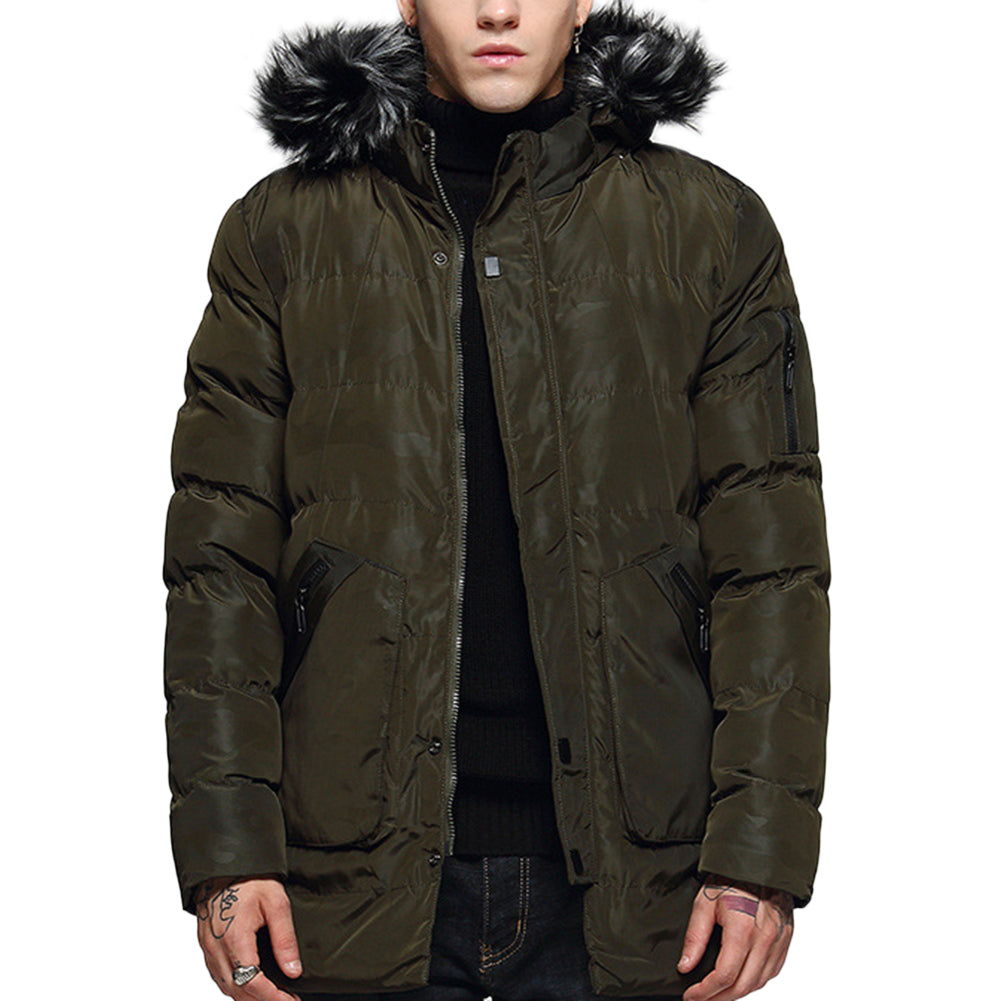 Hood Removable Faux Fur Coat 4 Colors - Cloudstyle