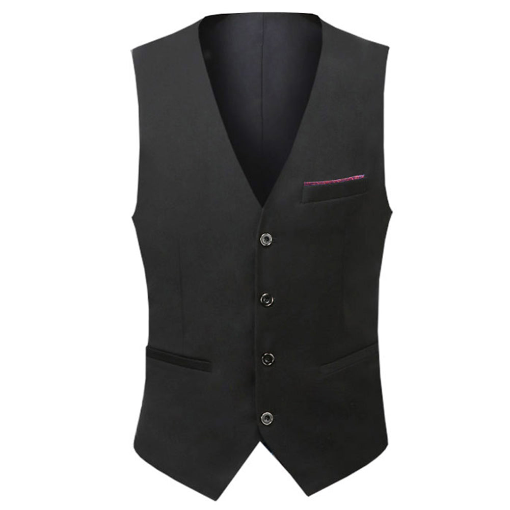Slim Fit Fashion Solid Vest 13 Colors