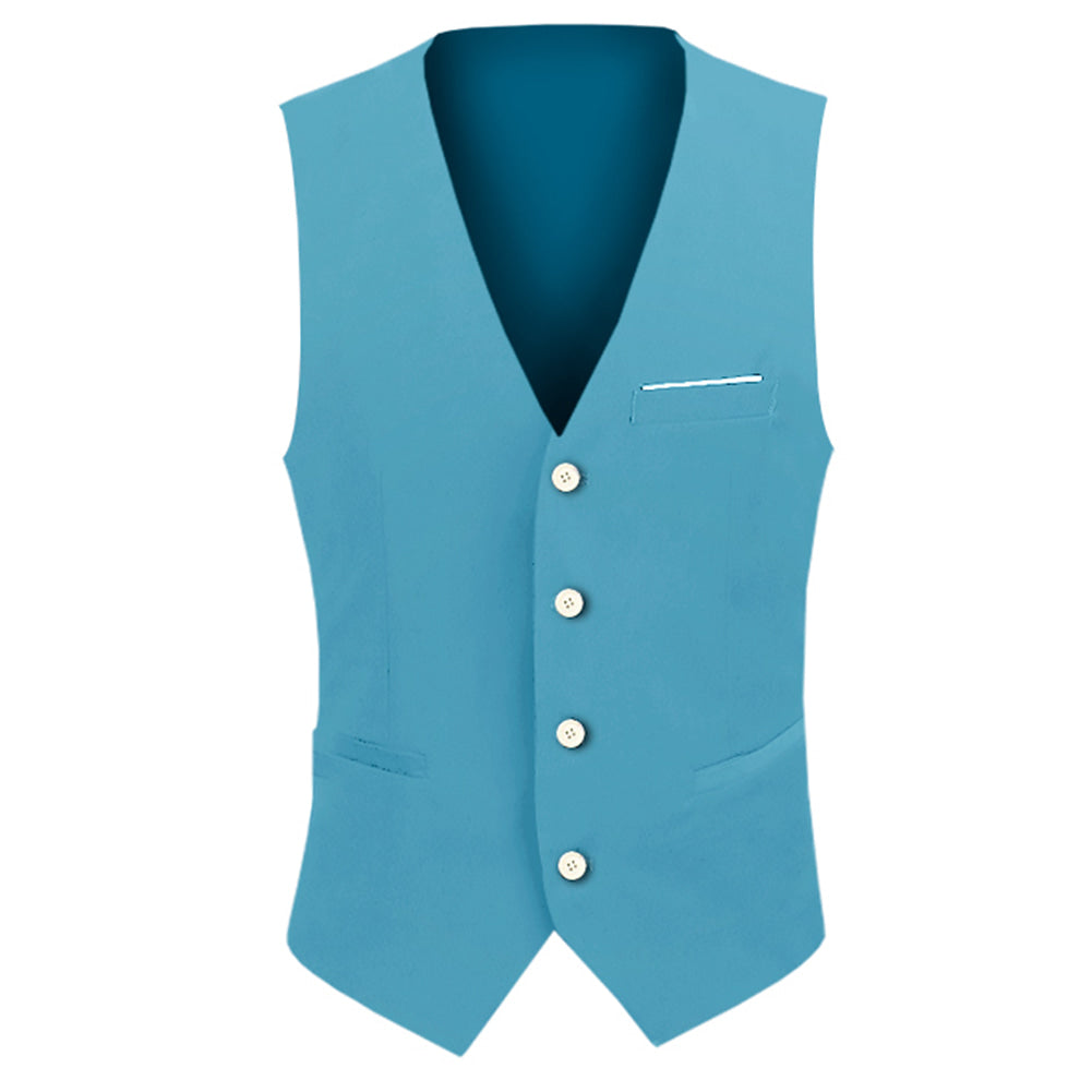 Slim Fit Fashion Solid Vest 13 Colors