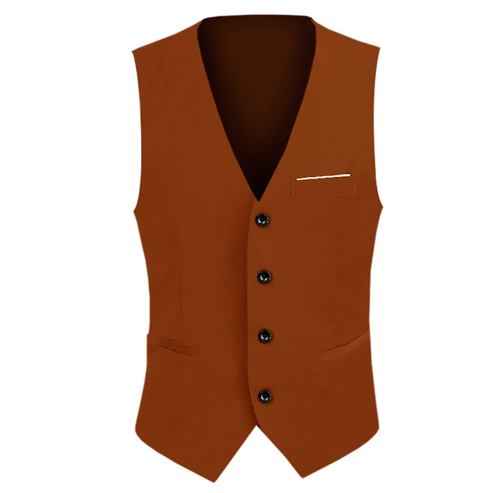 Slim Fit Fashion Solid Vest 13 Colors