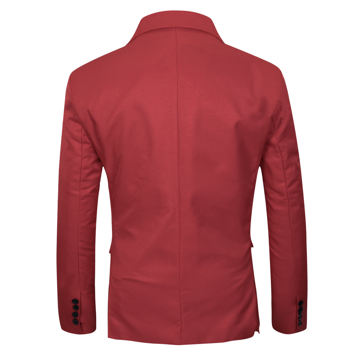 Men's Slim Fit Casual Blazer Jacket Red