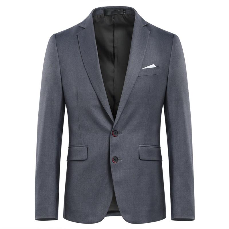 Nardo Grey 3-Piece Suit Slim Fit Two Button Suit