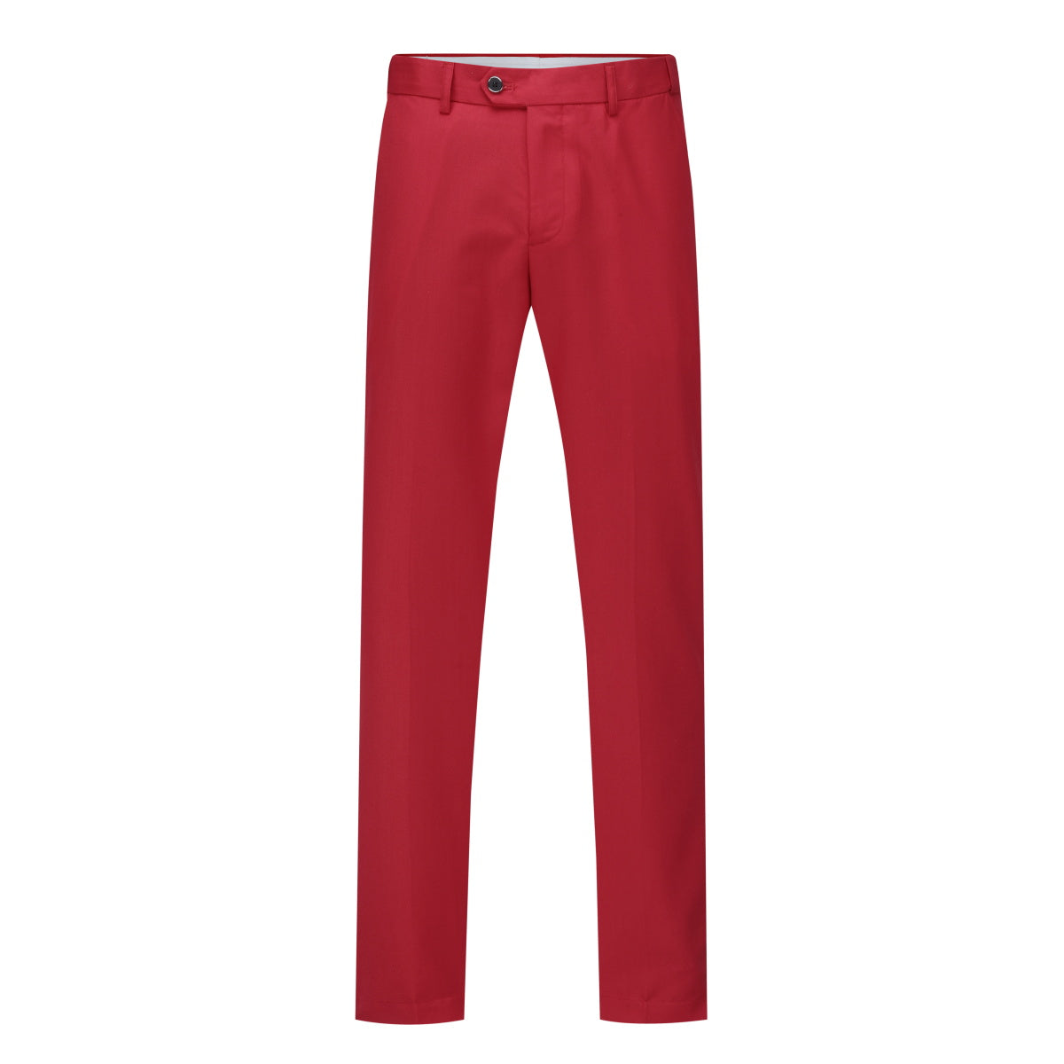 Slim Fit One Button Casual Red 3-Piece Suit