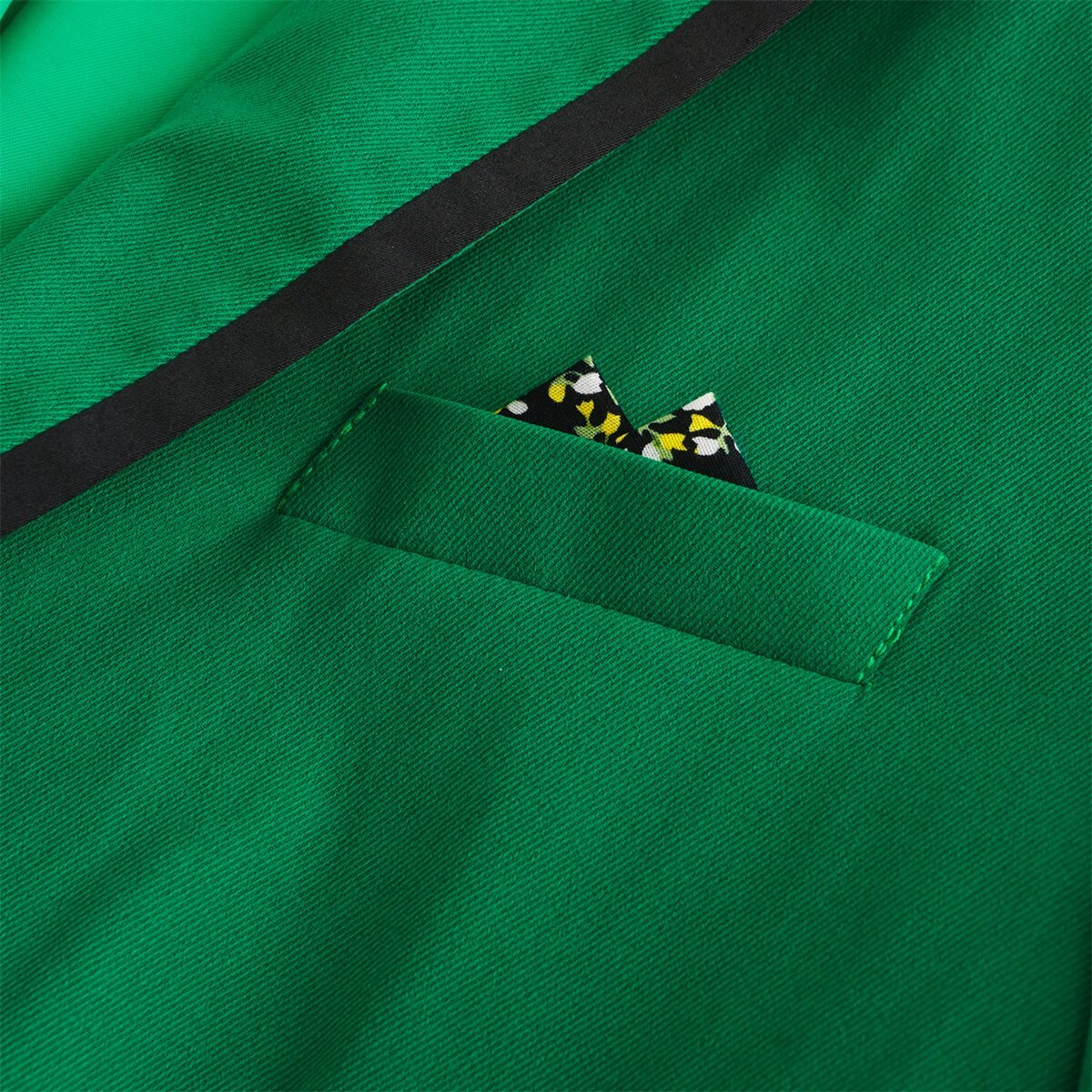 Men's One Button Solid Color Casual Blazer Green