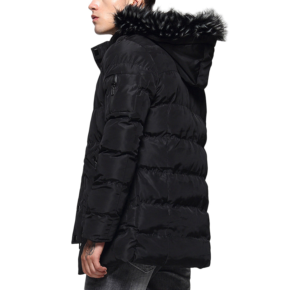 Hood Removable Faux Fur Coat 4 Colors - Cloudstyle