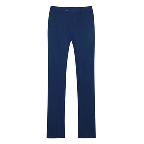 Flat Front Straight-Fit Suit Dress Pant Royal Blue