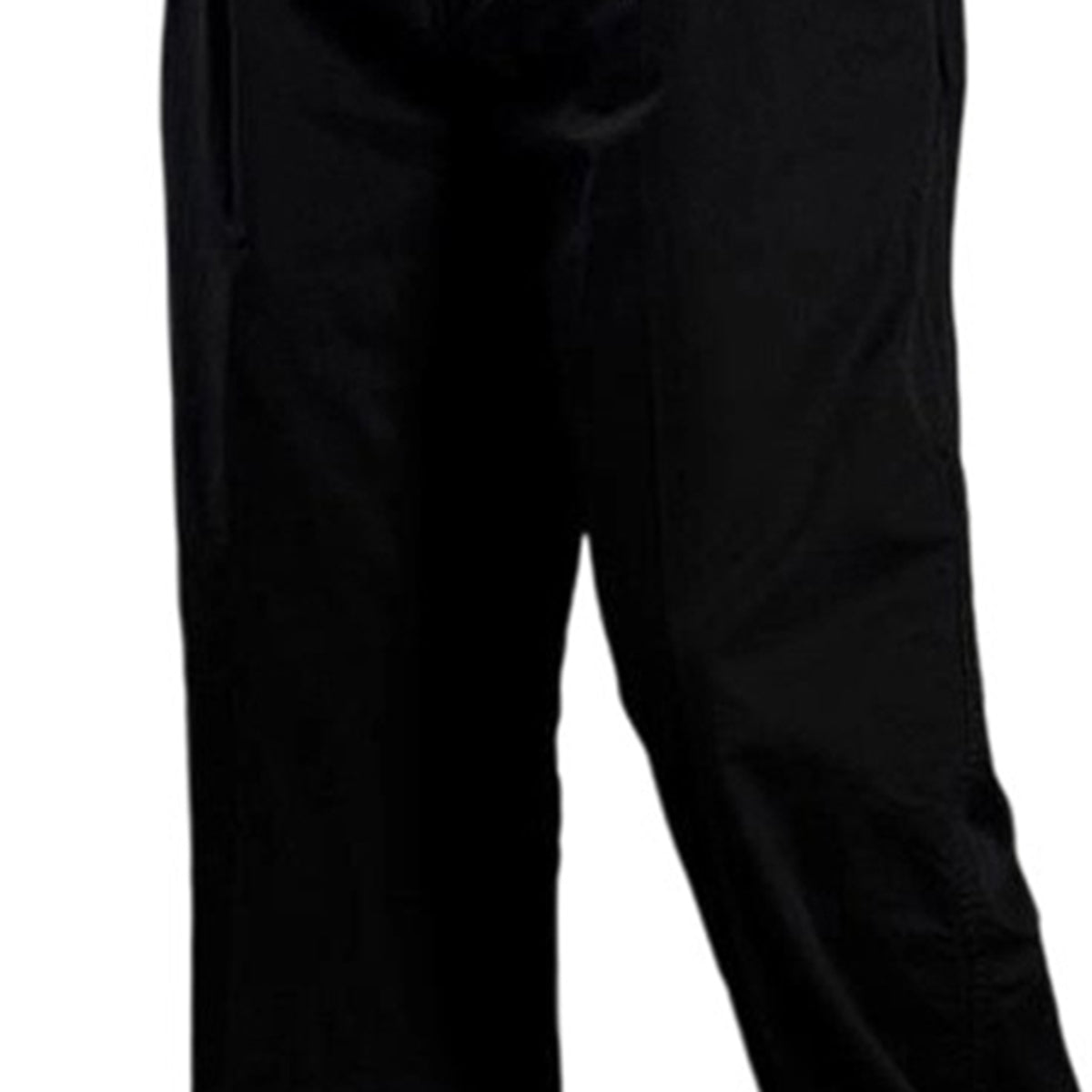 Men's Solid High-Waisted Straight-Leg Loose Casual Pants Khaki