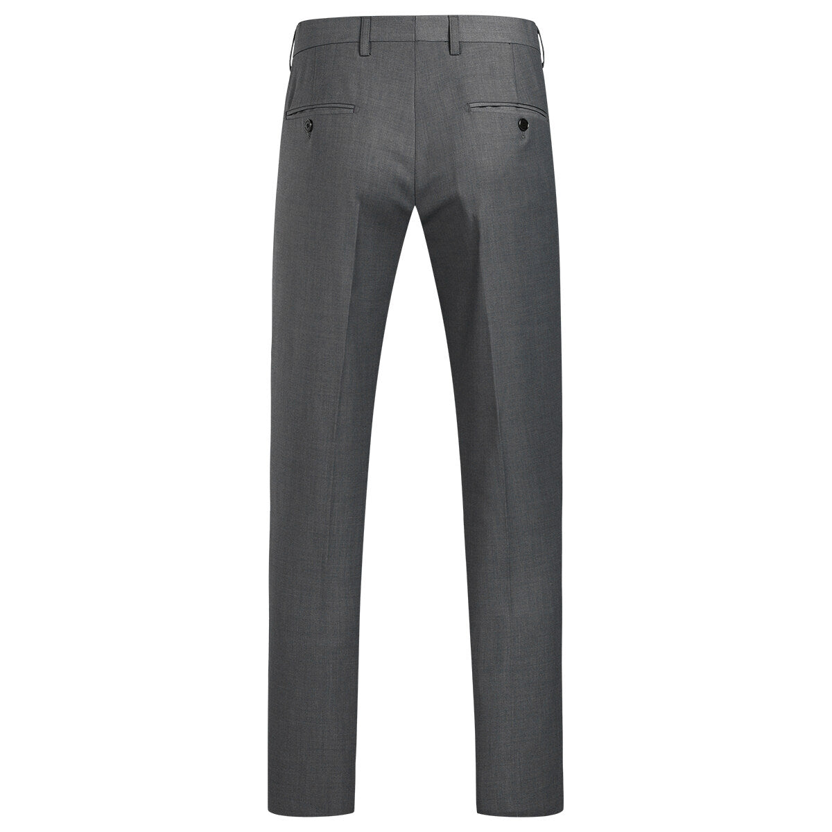 2-Piece Slim Fit Simple Designed Dark Grey Suit