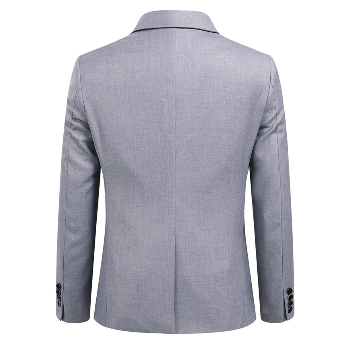 Mens Slim Fit Blazer Jacket Two-Button Notched Lapel Casual Suit Jacket WHOLESALE - Cloudstyle