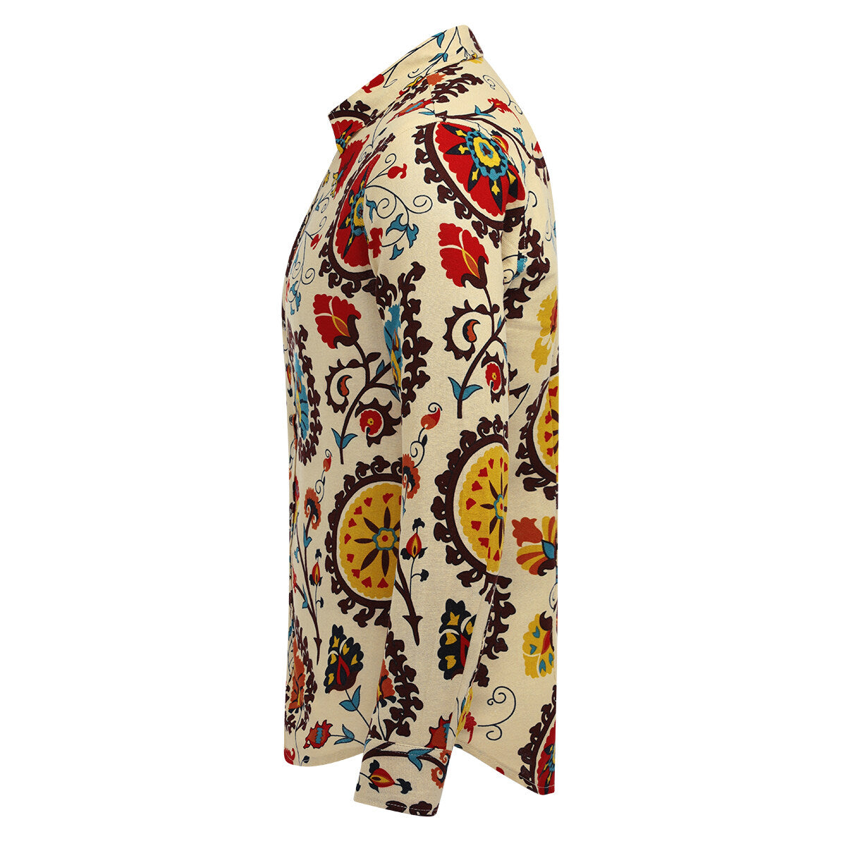 Men's Funky Printed Shirt Casual Shirt Fancy Floral Tops