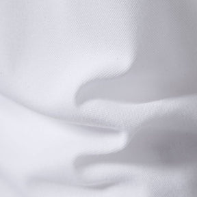 Men's Colourblock Lapel Short Sleeve Polo Shirt White
