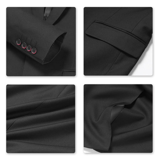 Cloudstyle Mens 3 Piece Suit Set Blazer Tux Vest Suit Pants Jacket Formal WHOLESALE - Cloudstyle