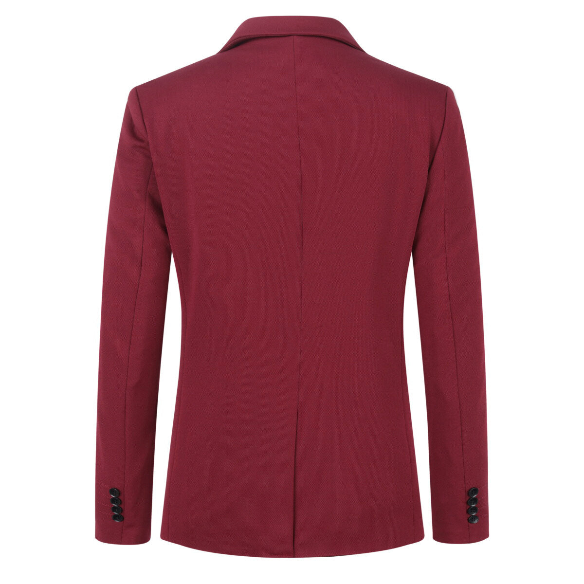 Men's Suit Jacket Slim Fit Coat Business Daily Blazer Red - Cloudstyle