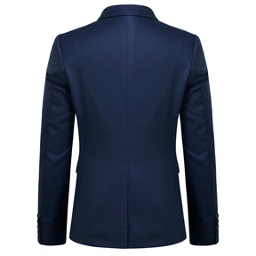 Navy Stylish Blazer One Button Casual Blazer