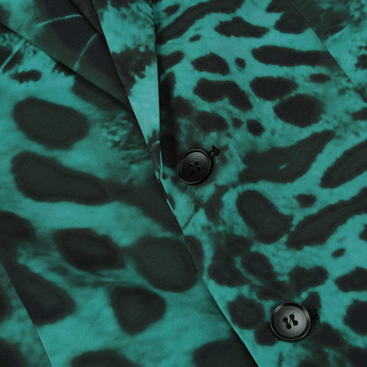 Men's Casual Leopard Print Blazer Green