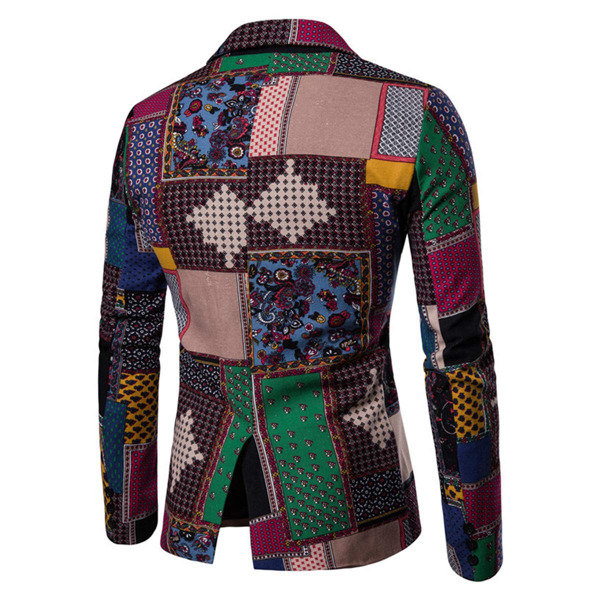 Men's Ethnic Style Two-Button Casual Blazer