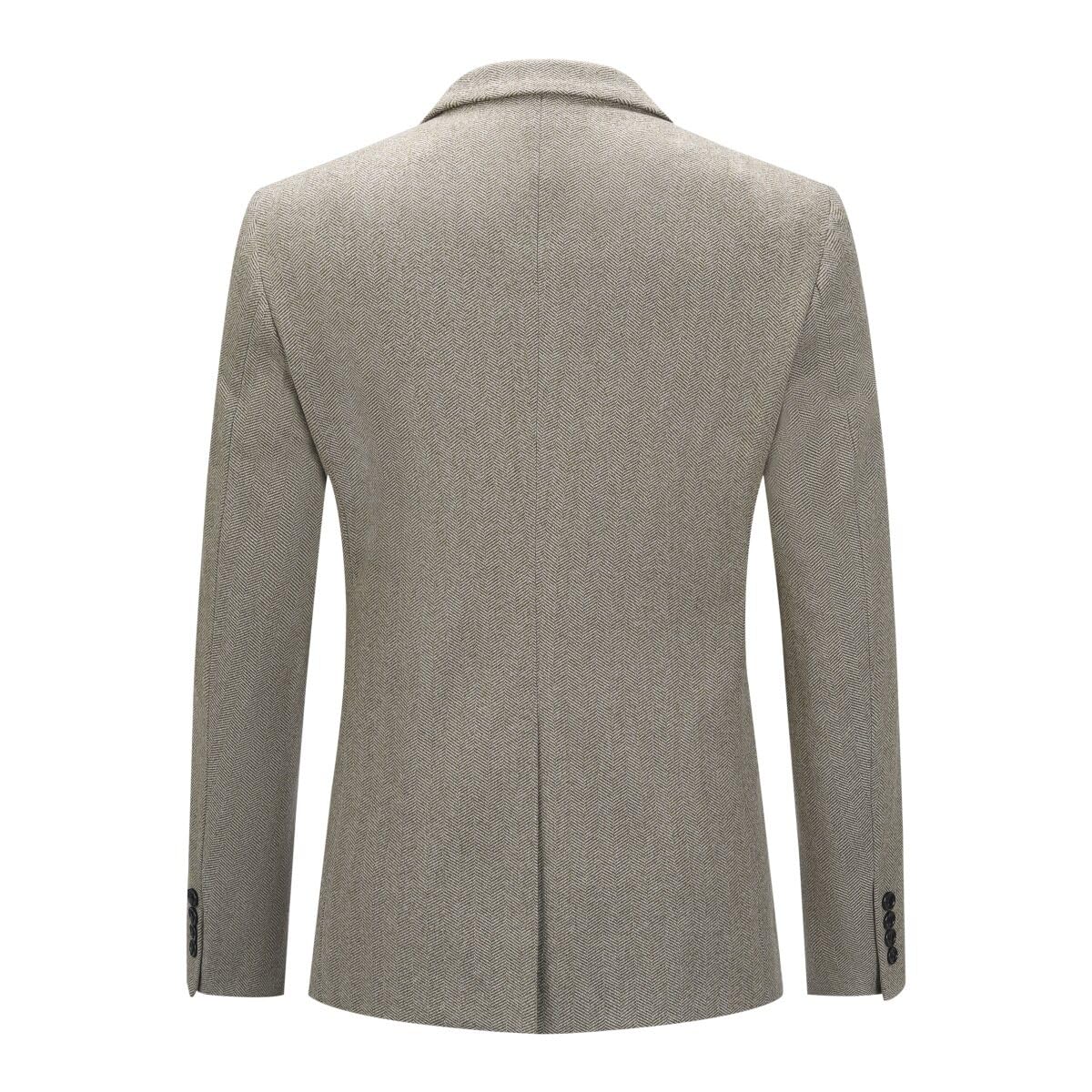 Mens Casual 2 Buttons Slim Fit Jacket Blazer Sport Coat