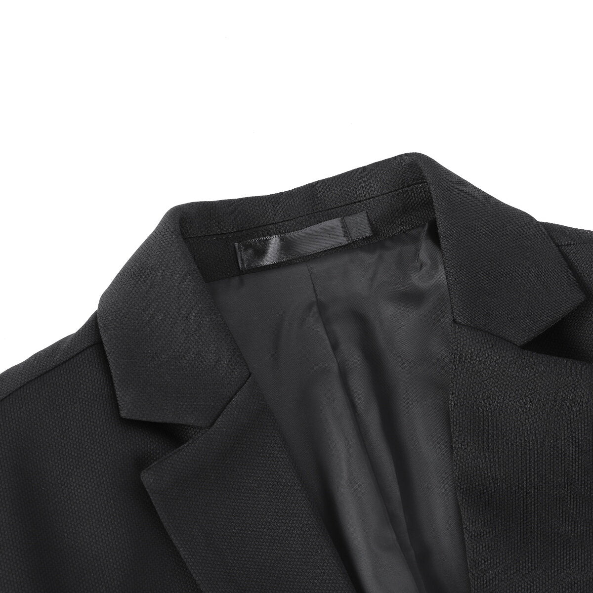 Men's Suit Jacket Slim Fit Coat Business Daily Blazer Black - Cloudstyle