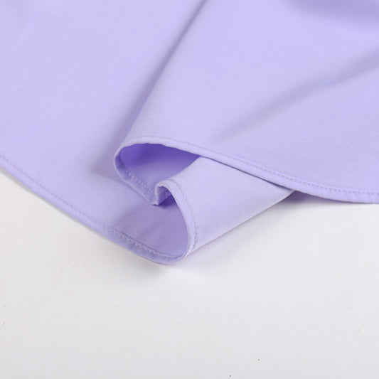 Men's Solid Square Neck Fitted Business Long-Sleeved Shirt WHOLESALE - Cloudstyle