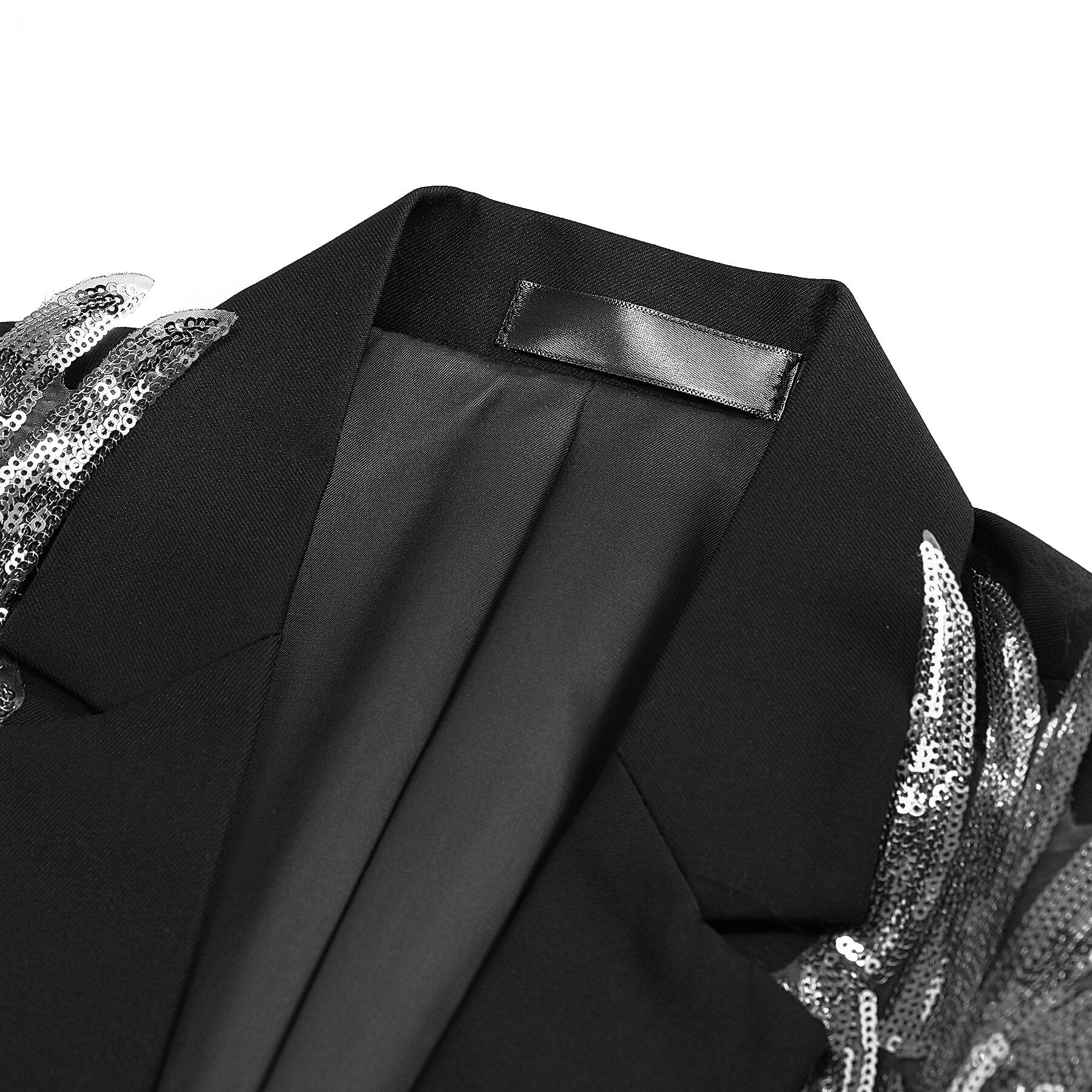 Silver Wings Black Blazer Dress Floral Blazer