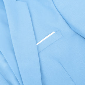 Baby Blue Casual Blazer Slim Fit Business Blazer