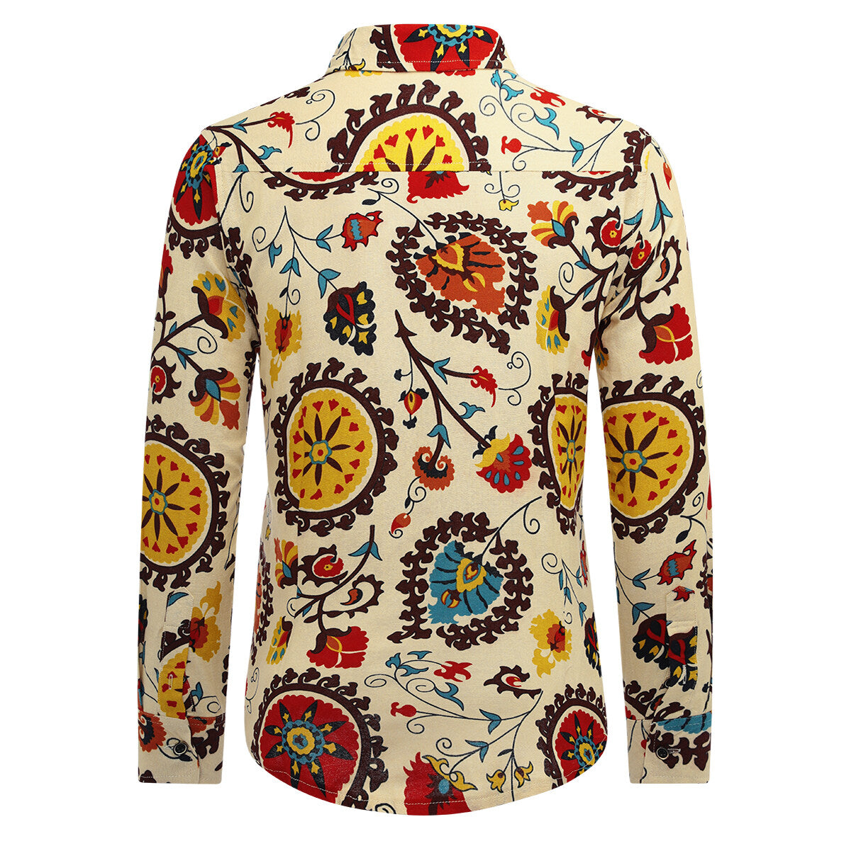 Men's Funky Printed Shirt Casual Shirt Fancy Floral Tops