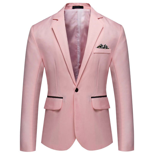 Men's Casual Suit Jacket Slim Fit Lightweight Blazer Coat WHOLESALE - Cloudstyle