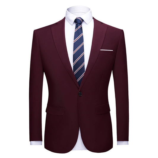 Cloudstyle Men's Slim Fit One Button Solid Suit Blazer Jacket Casual Party Sport Coat - Cloudstyle