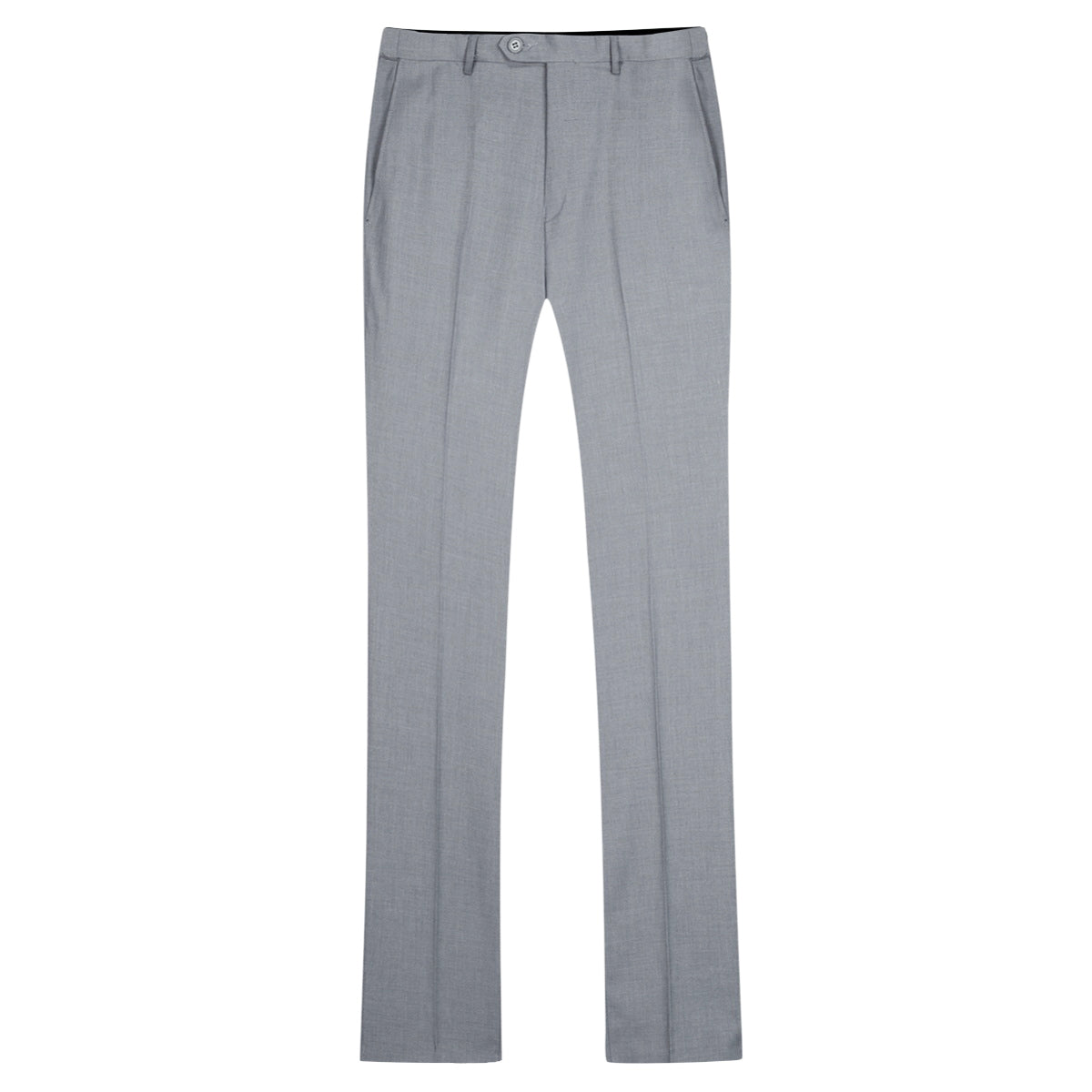 2-Piece Slim Fit Simple Designed Light Grey Suit