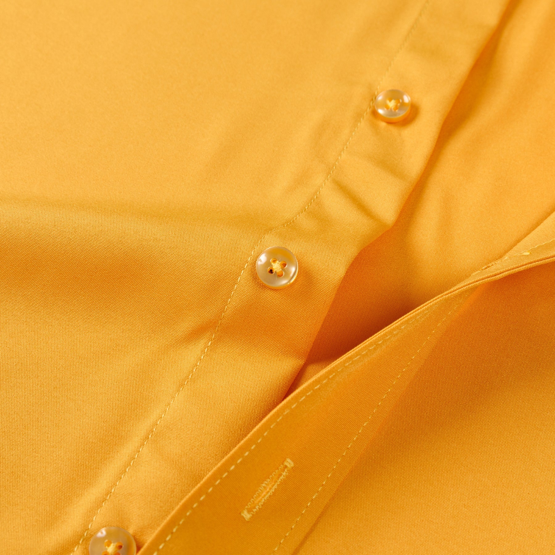 Men's Solid Square Neck Fitted Business Long-Sleeved Shirt WHOLESALE - Cloudstyle
