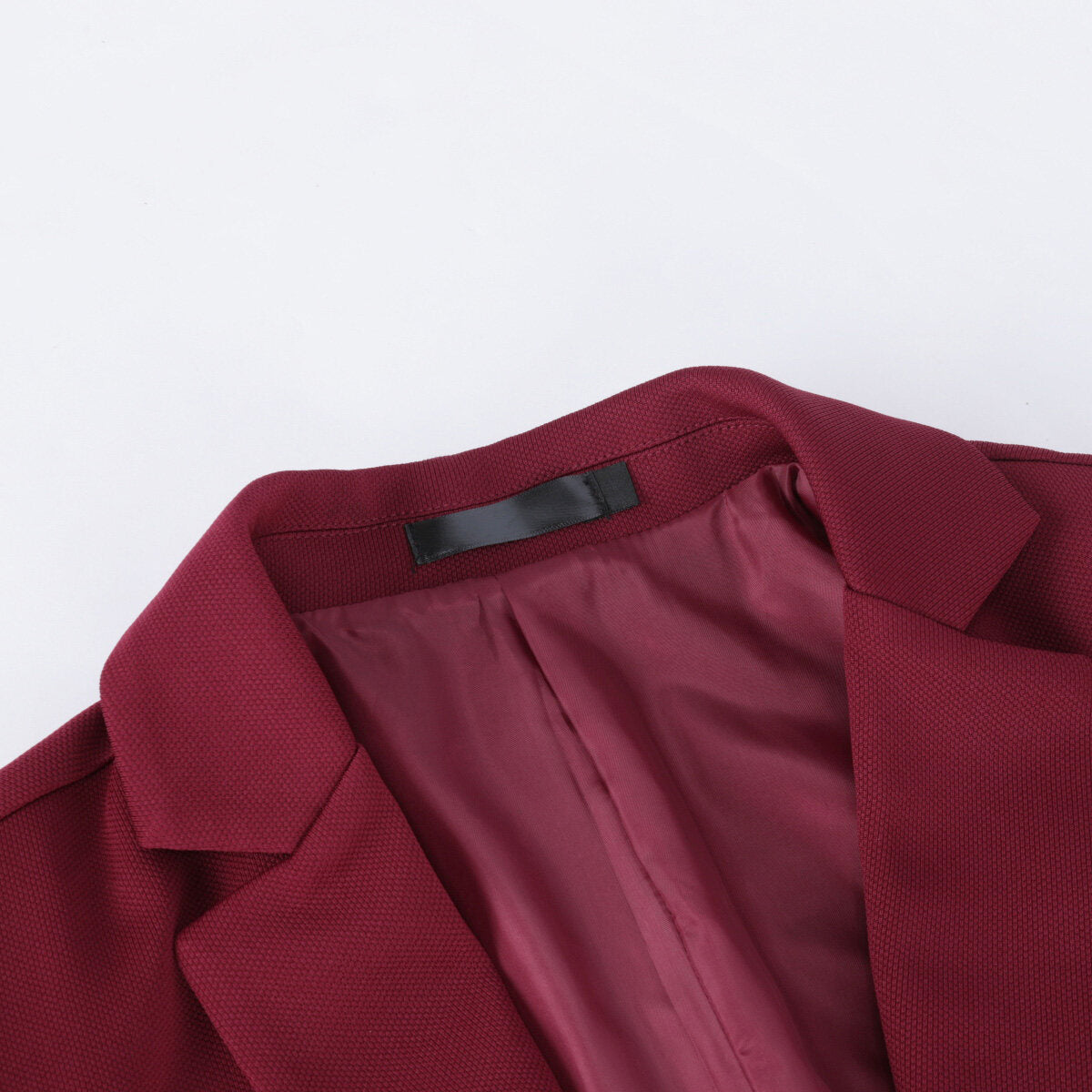 Men's Suit Jacket Slim Fit Coat Business Daily Blazer Red
