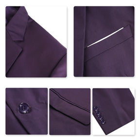 Purple Stylish Blazer One Button Casual Blazer