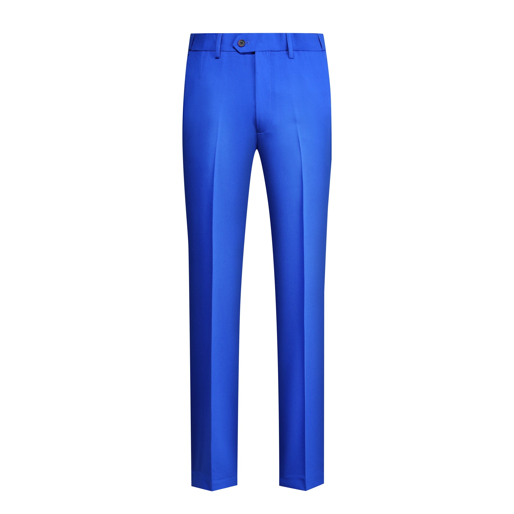 3-Piece Men's Solid 2-Button Suit Royal Blue