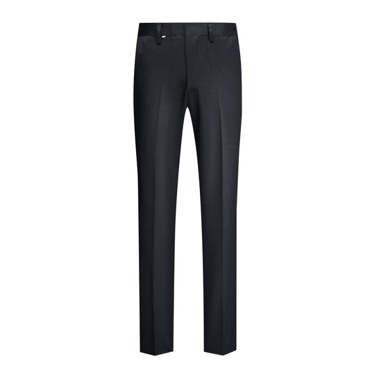 Black # Men's prom stylish 2-piece sequin suit with round sequin decoration and exquisite buttons, black sparkle blazer jacket with flat-front trousers featuring extended waist strap, slanted side pockets and back insert pocket for prom, party, wedding and stage performance, isolated on white background.