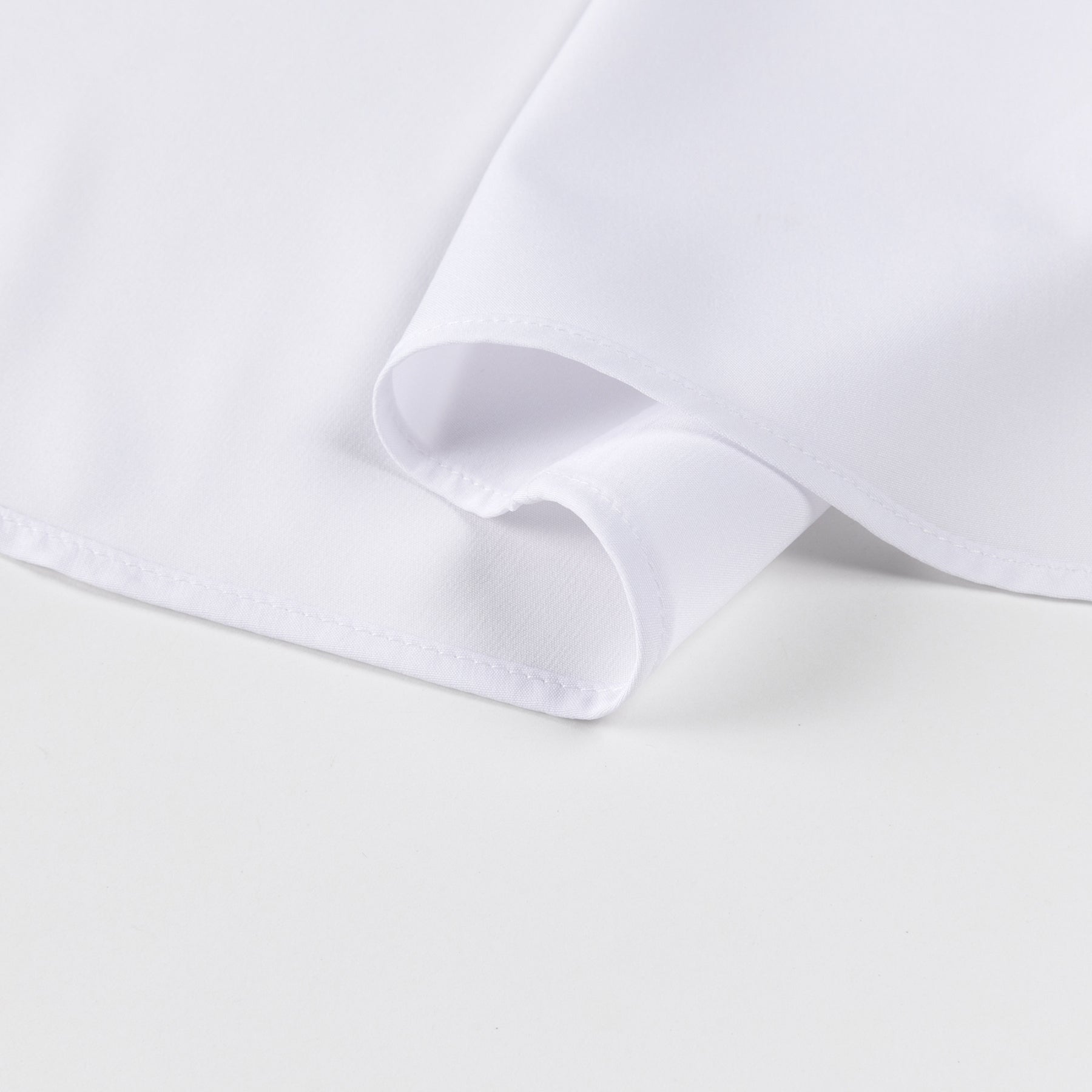 Men's Solid Square Neck Fitted Business Long-Sleeved Shirt Pink