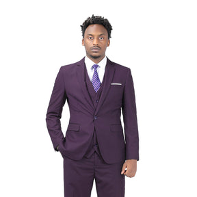 Purple Stylish Blazer One Button Casual Blazer