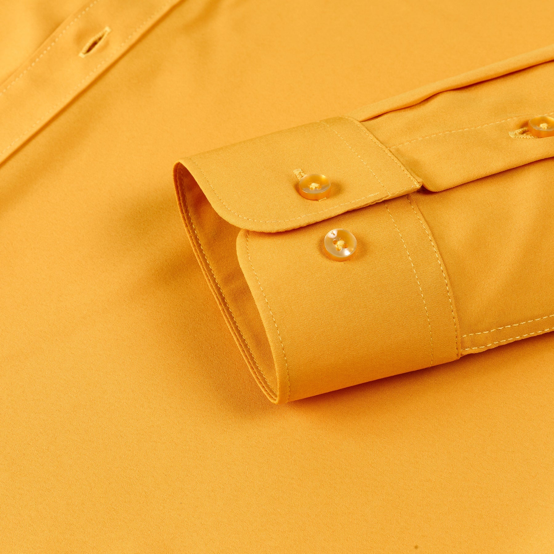 Men's Solid Square Neck Fitted Business Long-Sleeved Shirt WHOLESALE - Cloudstyle